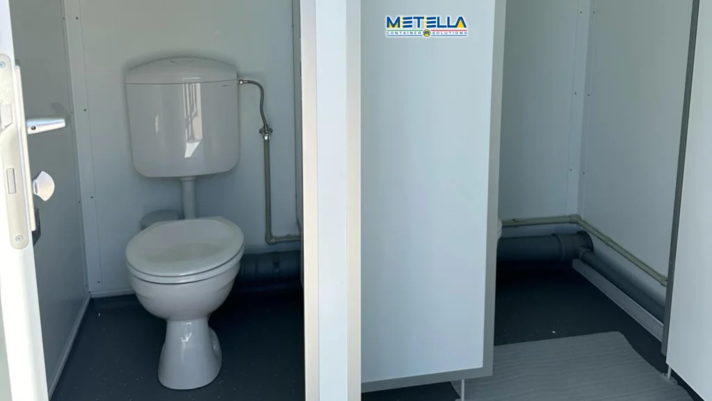 Modulo bagno prefabbricato con antibagno e wc