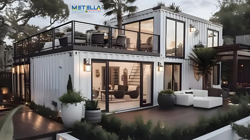 Casa Container Bianca a 2 piani