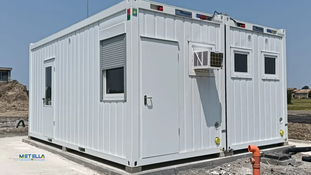 Modulo laboratorio con apertura laterale e accesso tecnico