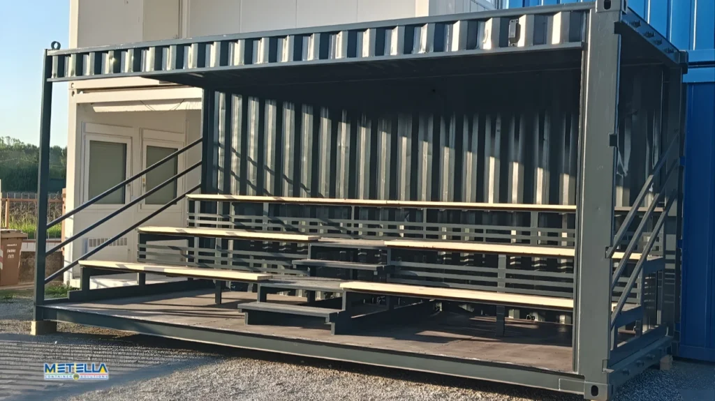 Struttura modulare per tribune temporanee e stagionali