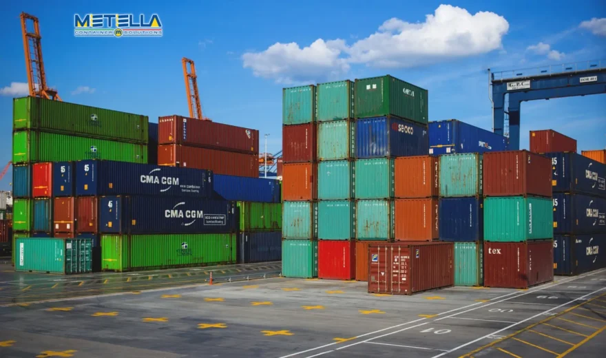 Deposito di container marittimi di tutte le tipologie e dimensioni