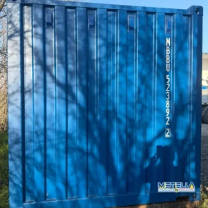 box 20' ral 5010 nuovo ad uso magazzino parte posteriore