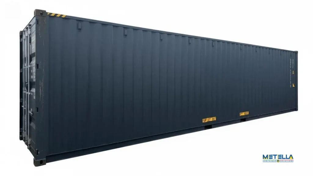 box 40' HC pronta consegna ad uso magazzino grigio antracite ral 7016
