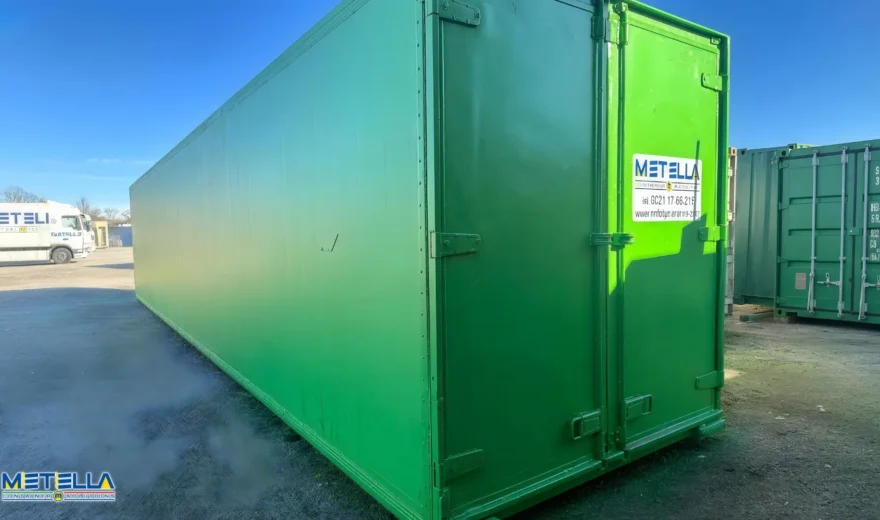 Container coibentato 12 verdi di colore verde