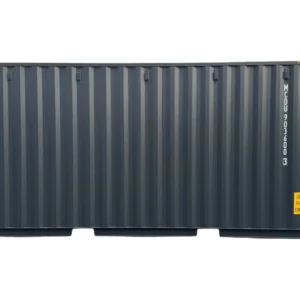 box 20' hc ad uso magazzino vista di lato con 6 metri di lunghezza