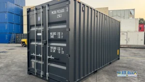 box 20' hc lato sinistro con portelloni chiusi