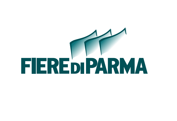 Logo delle fiere di parma in collaborazione con metella