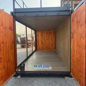 modulo vetrato interno rifiniture in legno