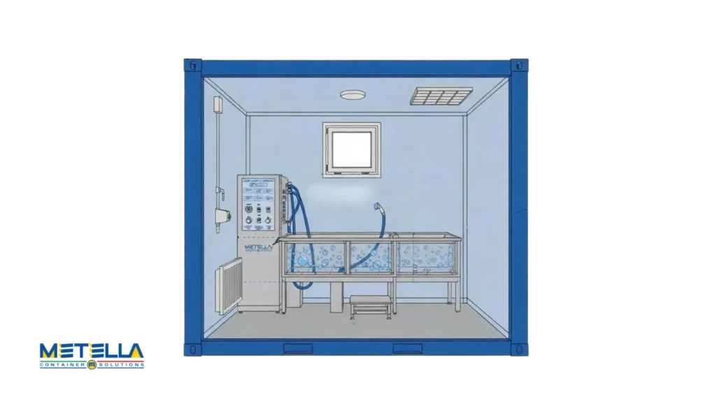 rendering dog wash station