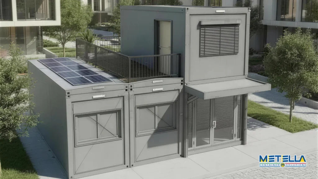 Residenza plus line con terrazza e pannelli solari