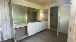bancone interno modulo cella frigo con lavandino