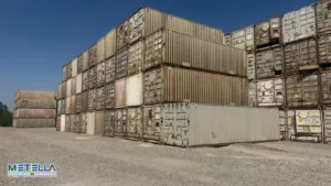 container marittimi impilati