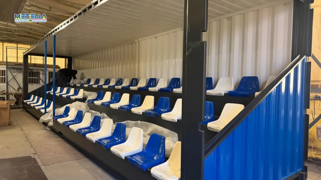 tribuna in officina durante la fabbricazione per la germania