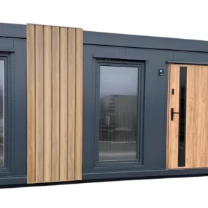 modulo abitativo 9x3 esterno rifinitura in legno