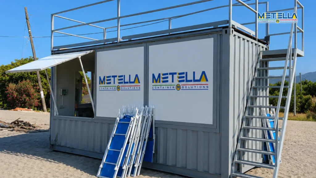 chiosco bar stabilimento balneare con terrazza