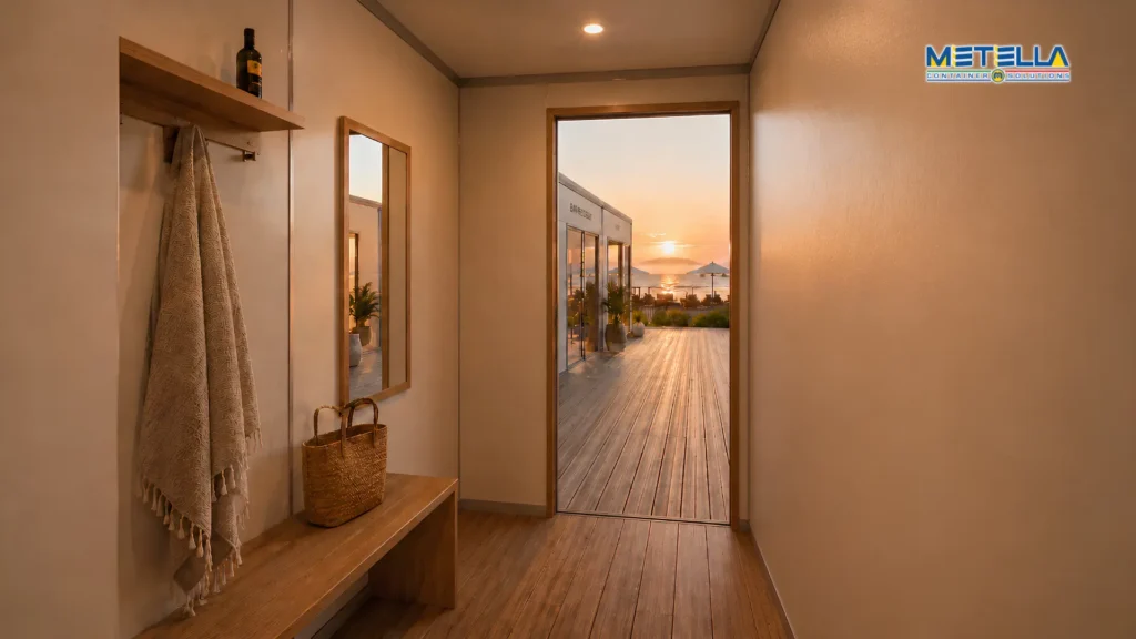 interno cabina spogliatoio stabilimento balneare spiaggia