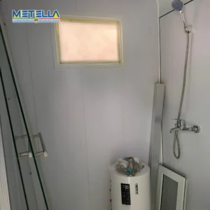 interno doccia con boiler modulo abitativo 20 mq