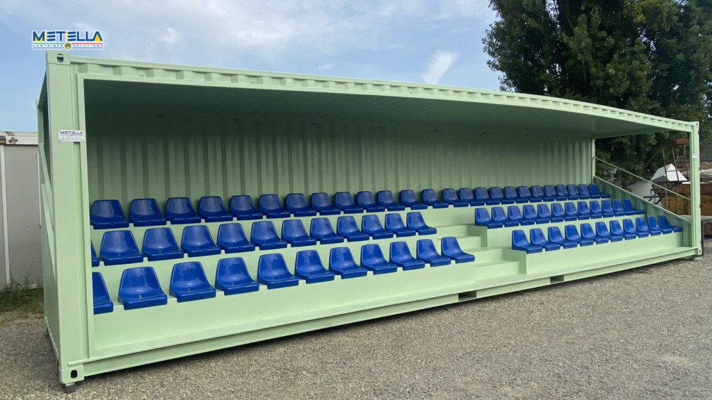 tribuna verde 72 posti 12 metri