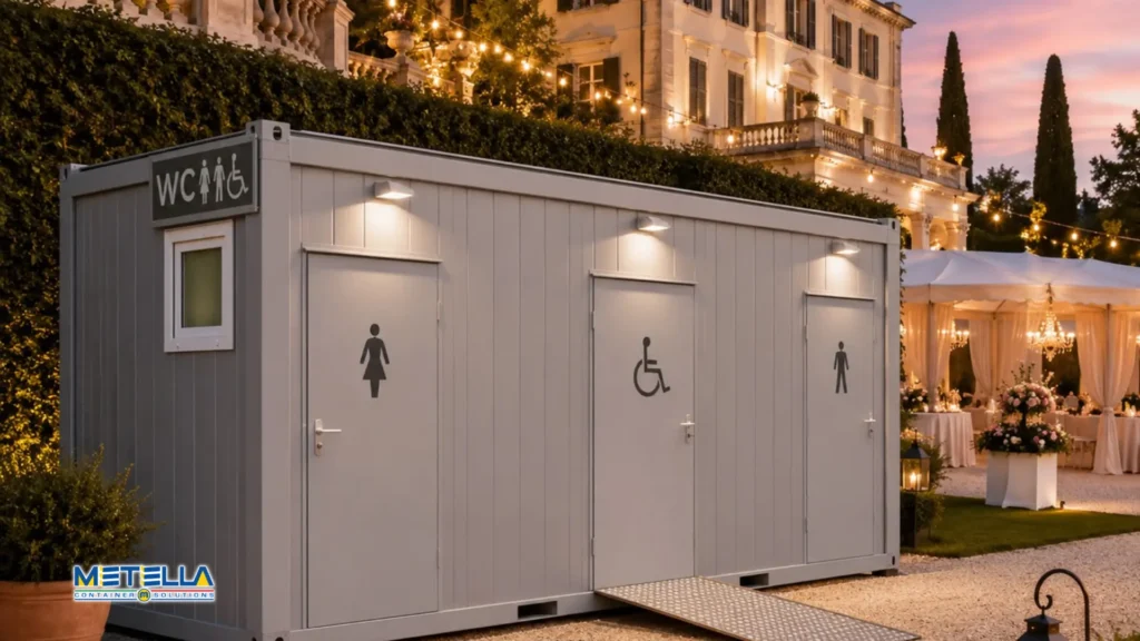 triplo bagno standard in villa uomo donna disabile