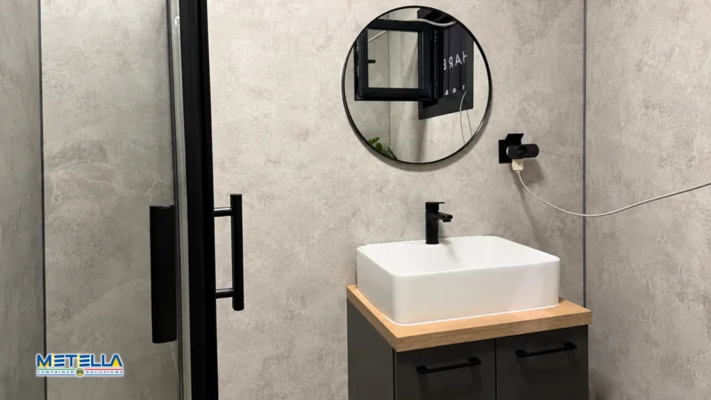modulo abitativo 9x3 bagno