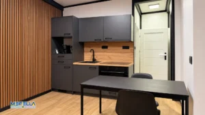 modulo abitativo 9x3 cucina