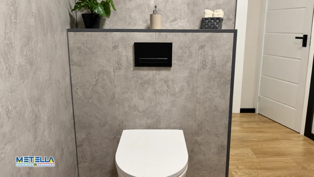 modulo abitativo 9x3 sanitari